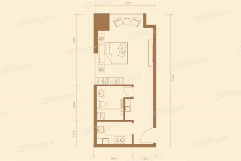 包頭裝修方案包頭維多利大商城59.29㎡