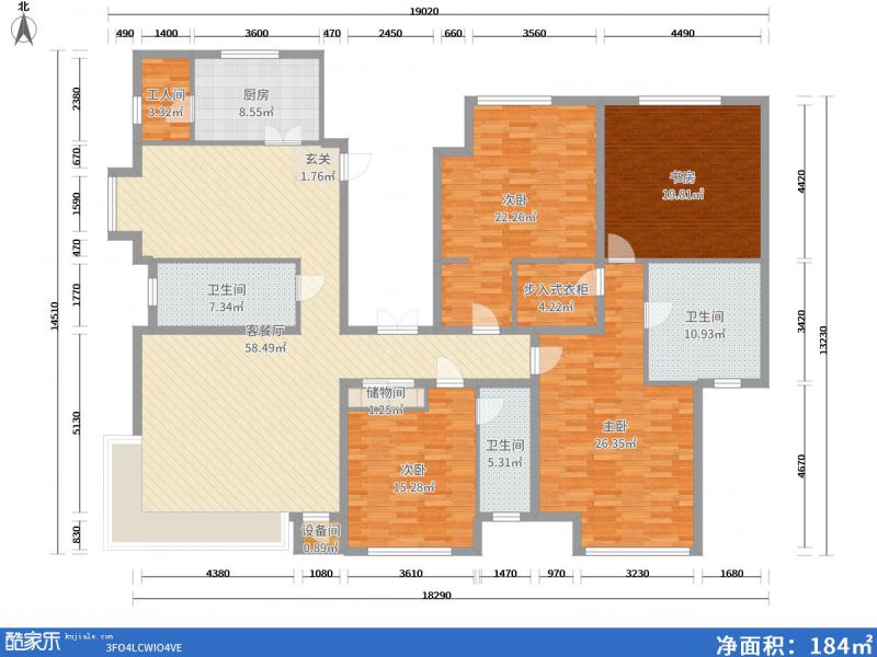 包頭裝修方案總部經(jīng)濟(jì)園二期230㎡