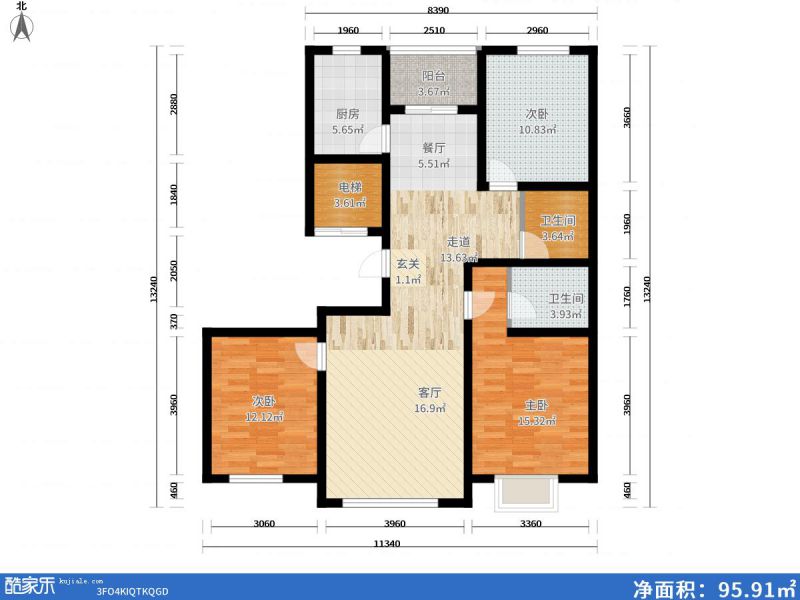 包頭裝修方案包頭保成上元名府138㎡